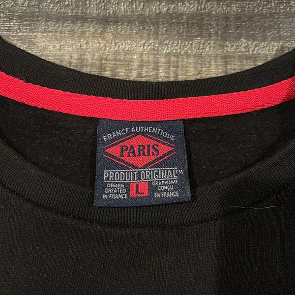 Paris France crewneck sweatshirt Sz L - Picture 3 of 3